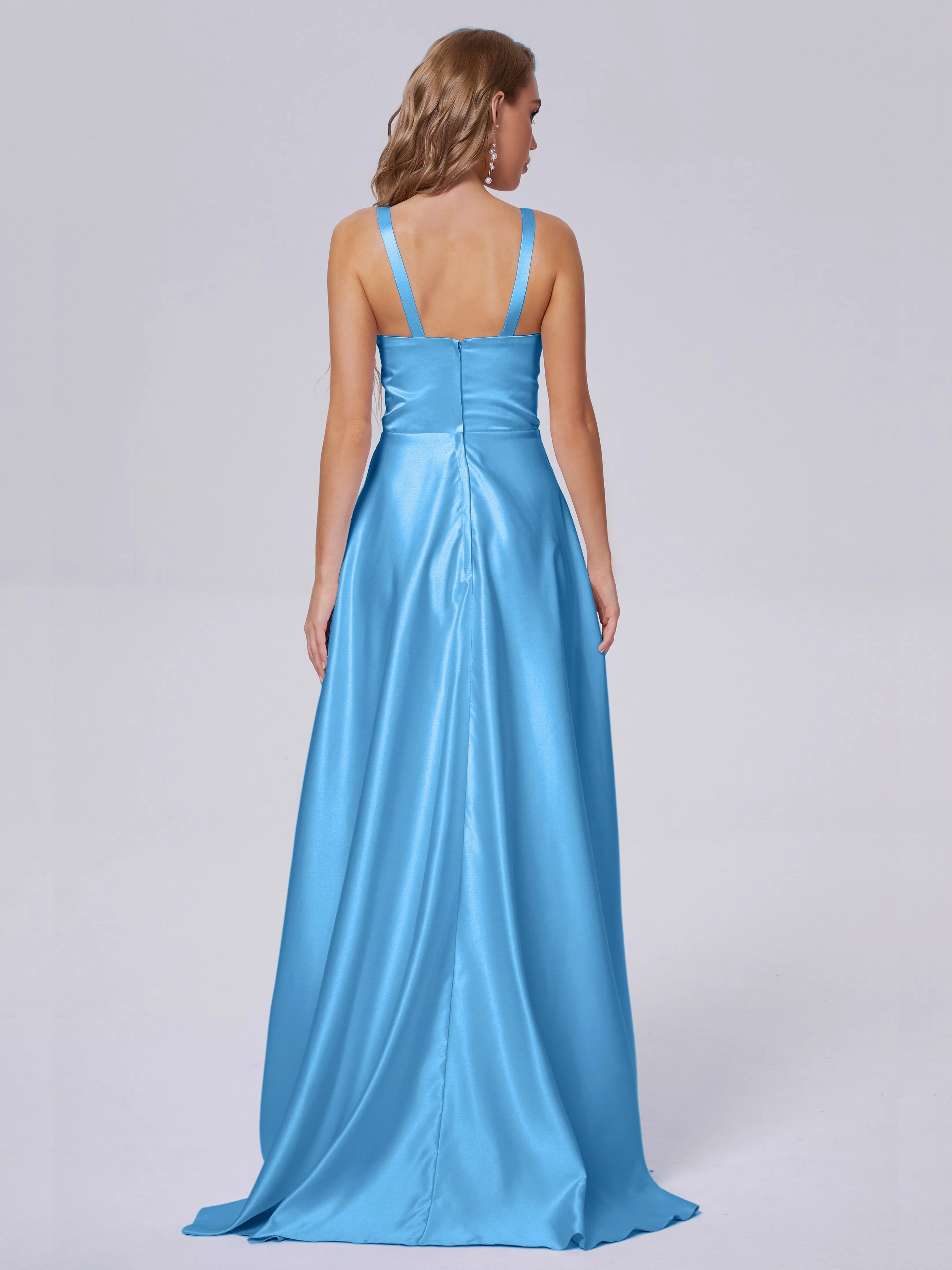 Charming Sleeveless Satin Bridesmaid Dresses