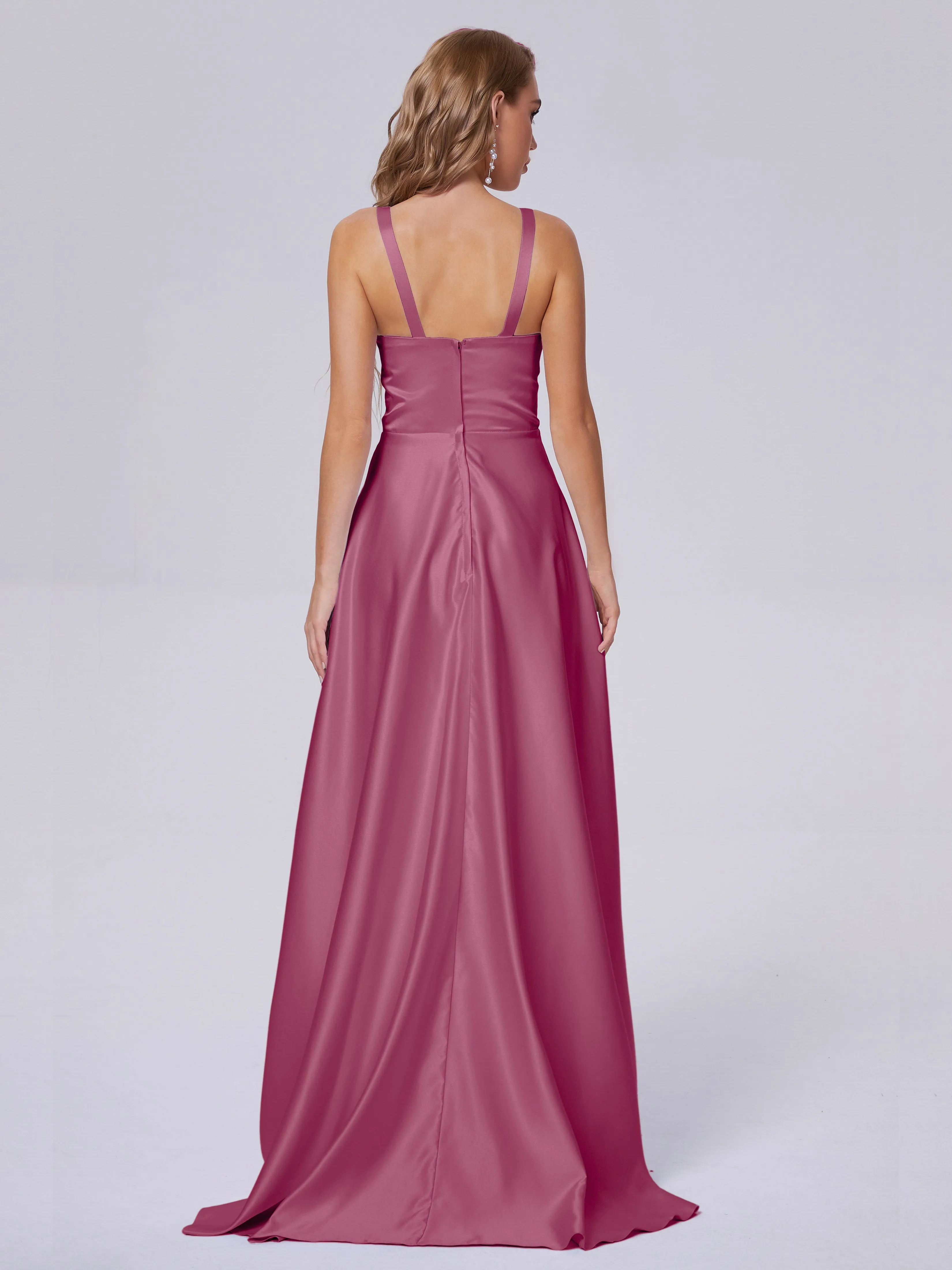 Charming Sleeveless Satin Bridesmaid Dresses