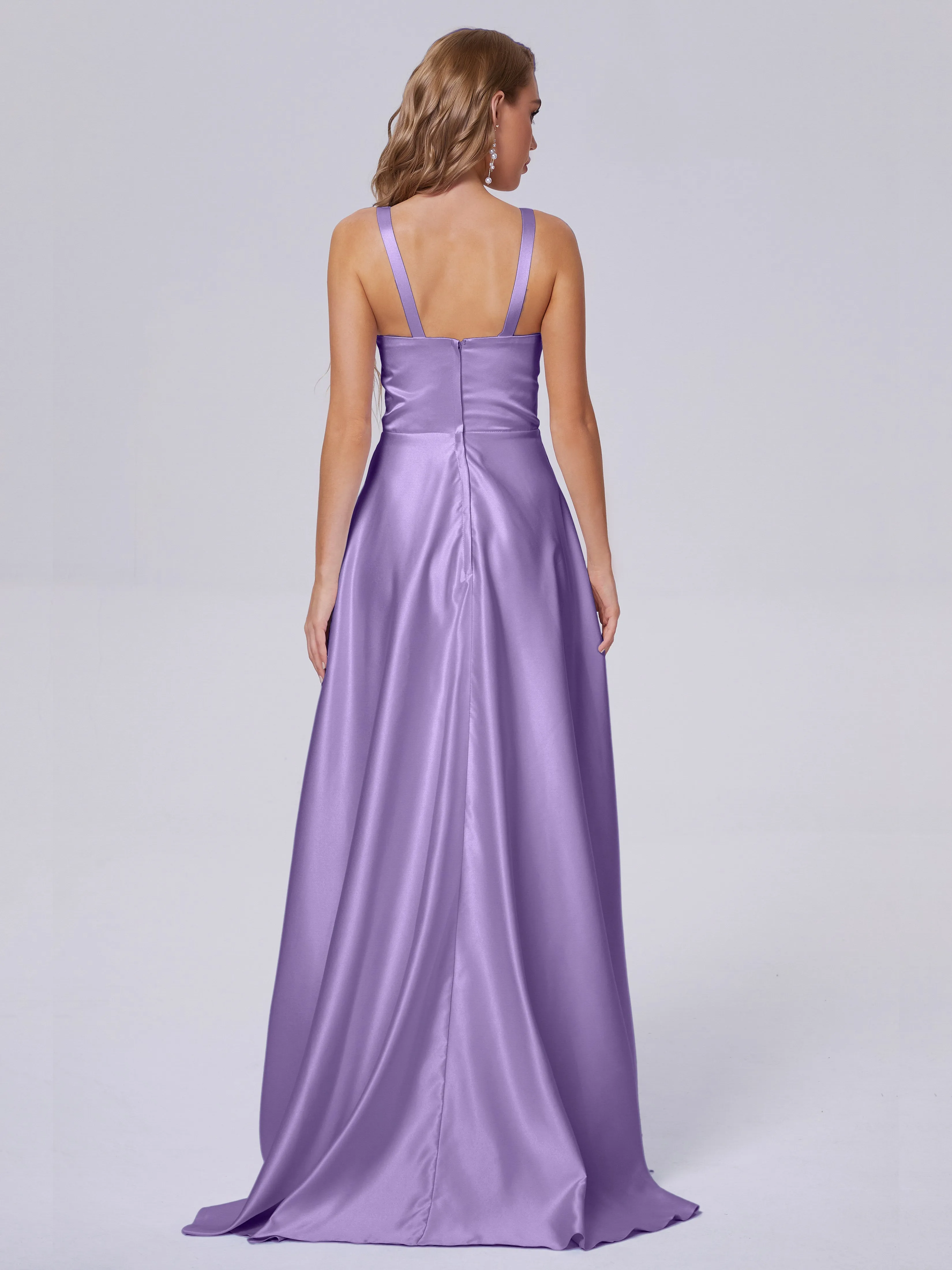 Charming Sleeveless Satin Bridesmaid Dresses