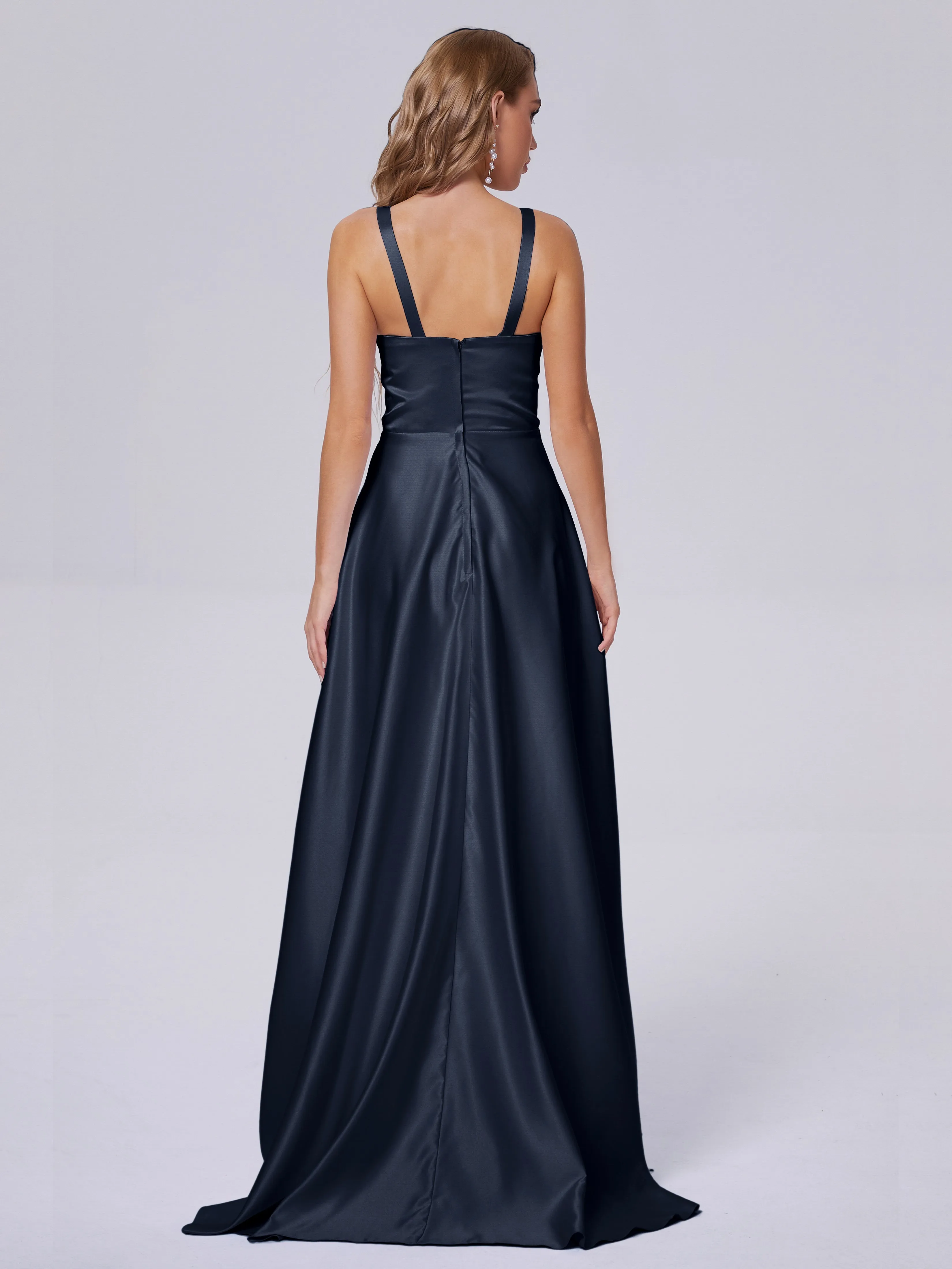 Charming Sleeveless Satin Bridesmaid Dresses