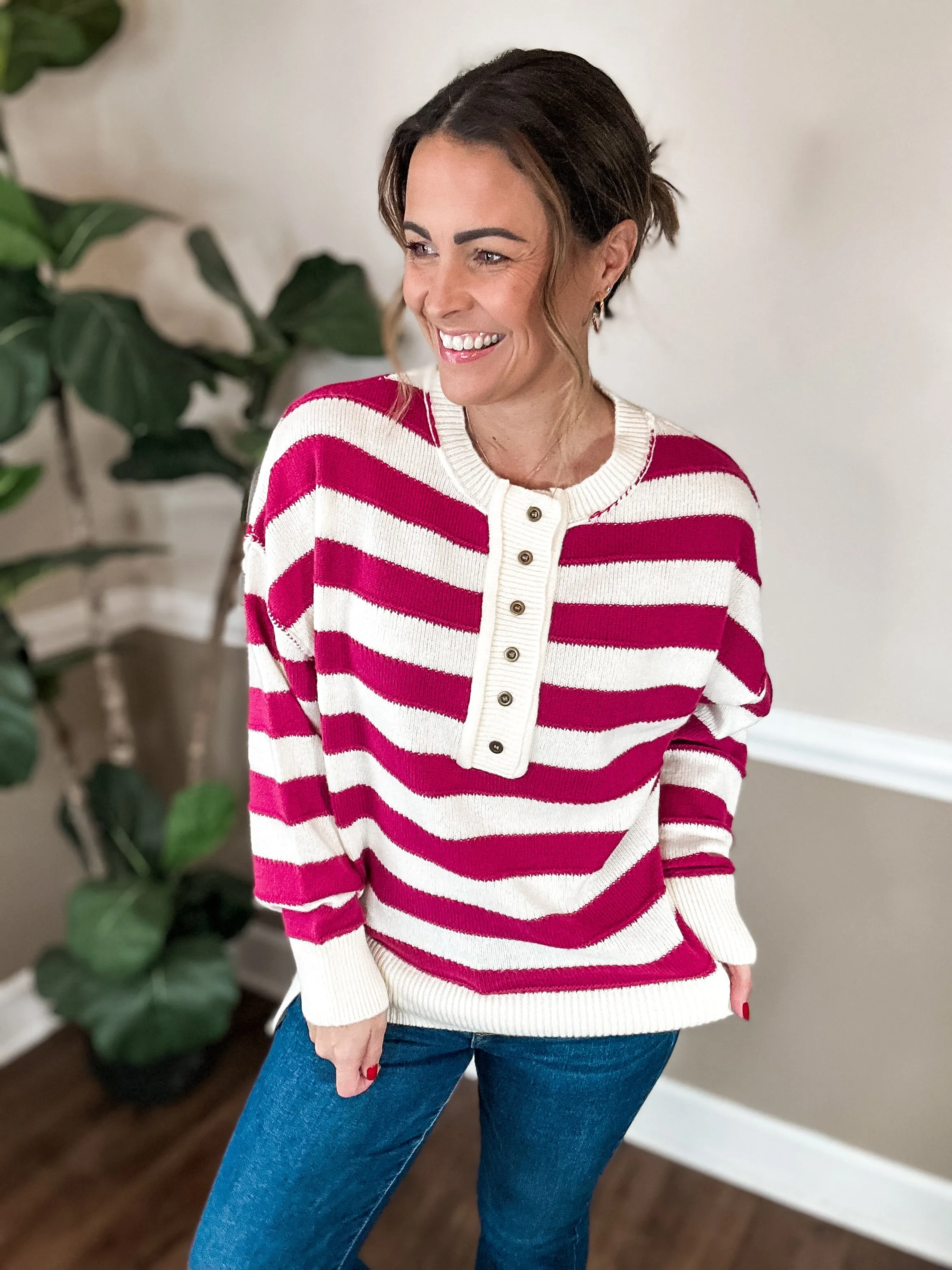 Charming Stripes Sweater