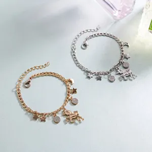 Charming Unicorn and Celestial Charms Bracelet