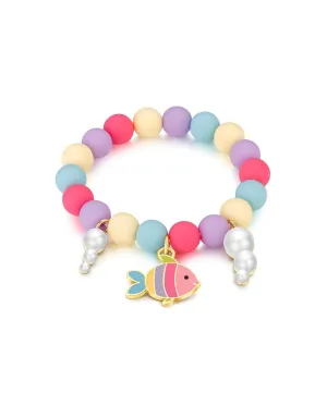 Charming Whimsy Bracelet - Rainbow Fish