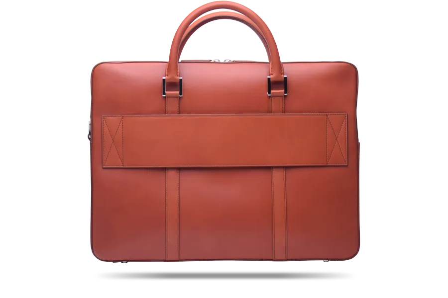 Cognac Briefcase