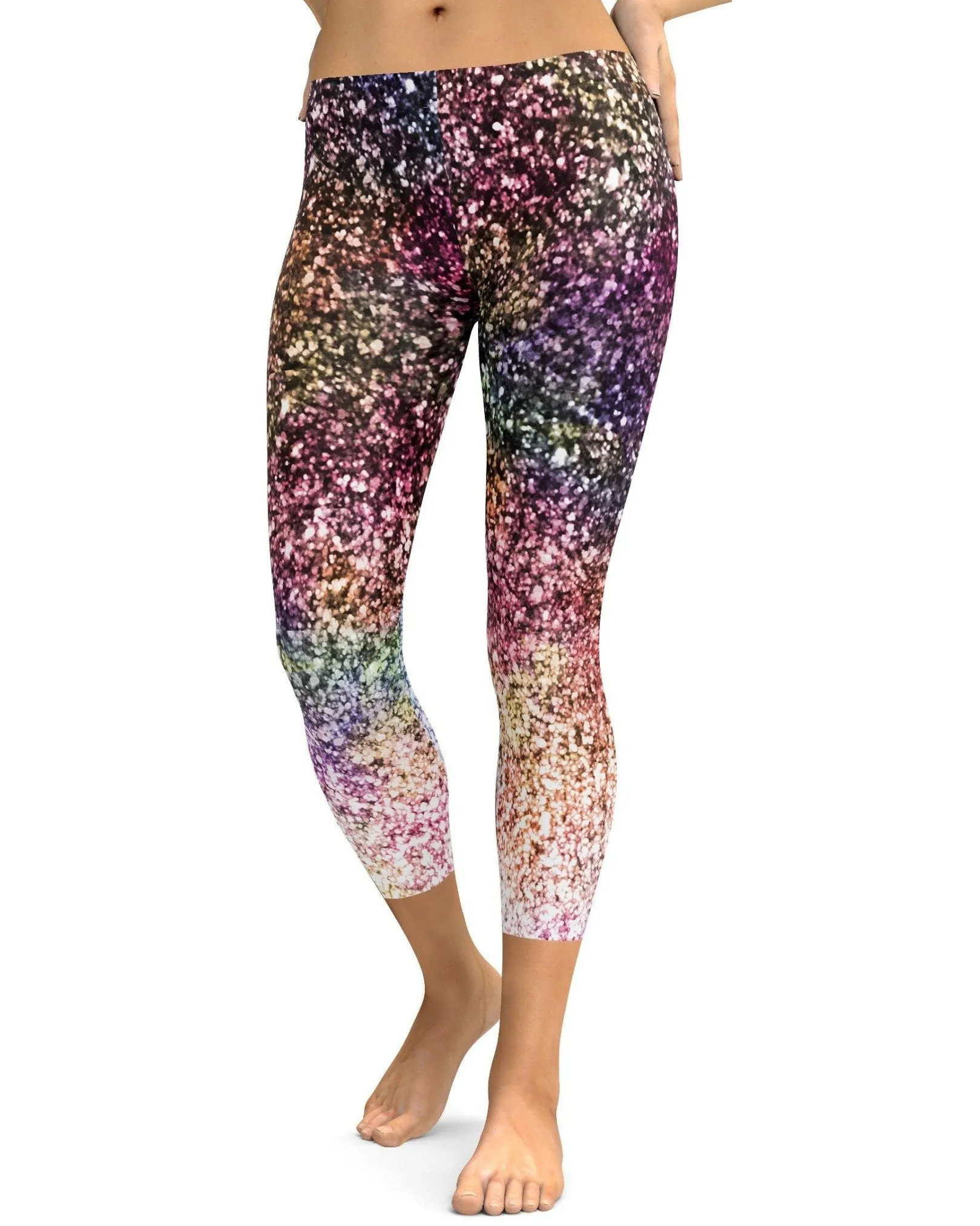 Colorful Sparkles Capris