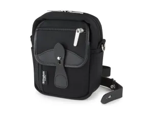 Compact Stowaway - Black Canvas / Black Leather