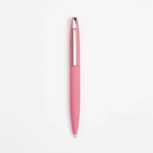 Contrasting Soft Touch Blade Ball Pen | Pink