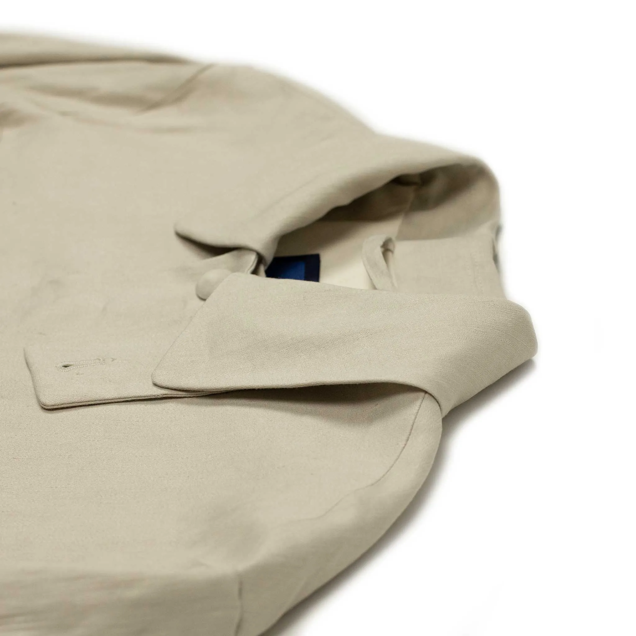 CPO jacket in beige linen viscose