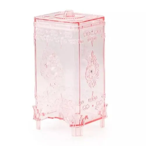 Creative European Cotton Pad Storage Box, Pink Color