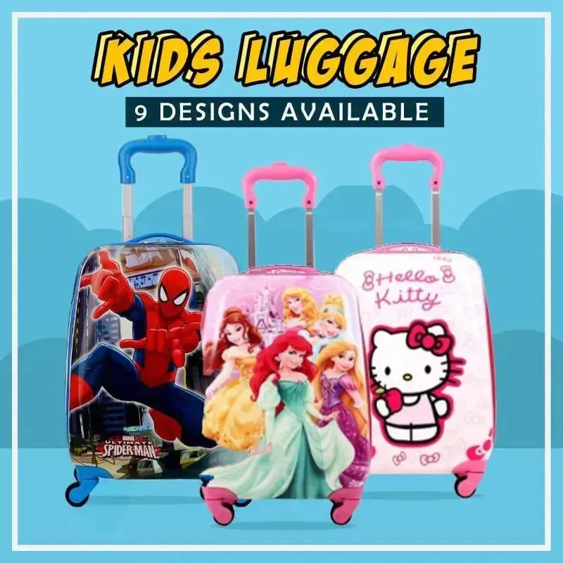 Cute Cartoon Kids Check-in Suitcase