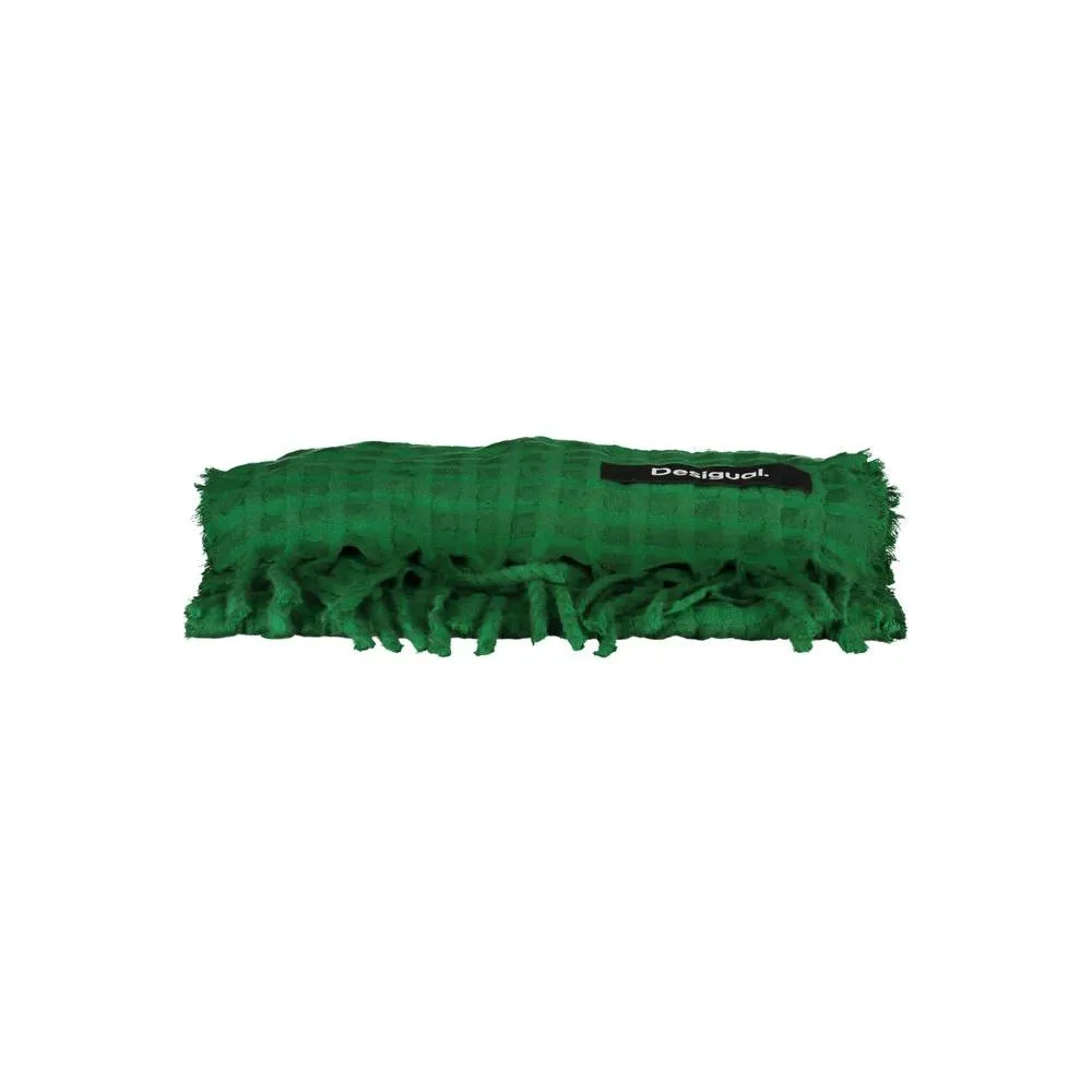 Desigual Green Polyester Scarf