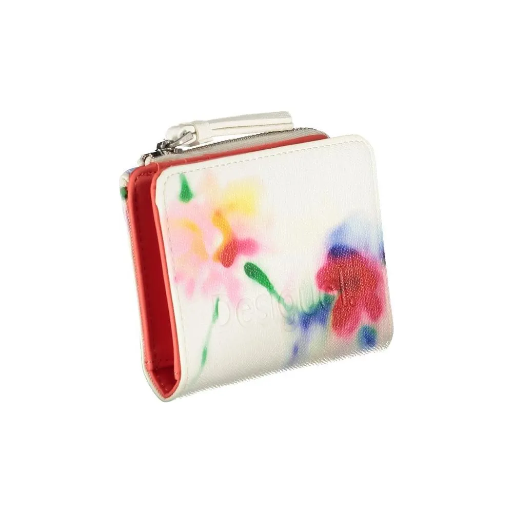 Desigual White Polyester Wallet