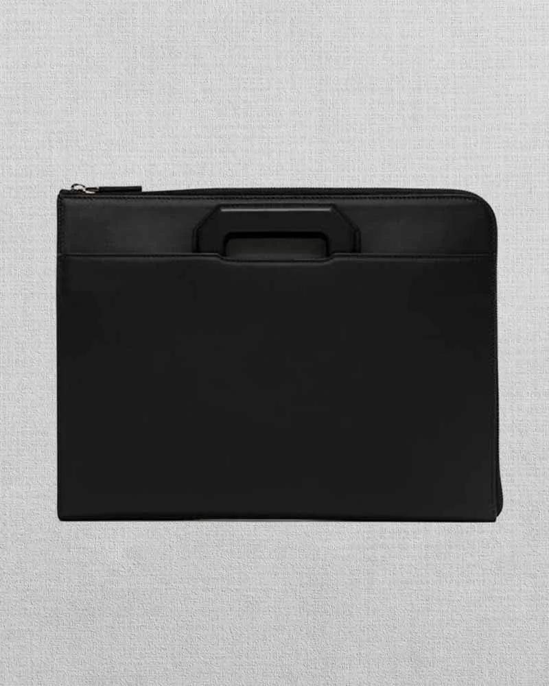 Diamante Portfolio Leather Briefcase