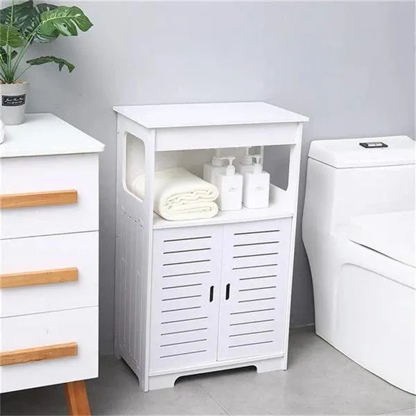 Double Door Bathroom Cabinet Organizer