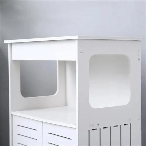 Double Door Bathroom Cabinet Organizer