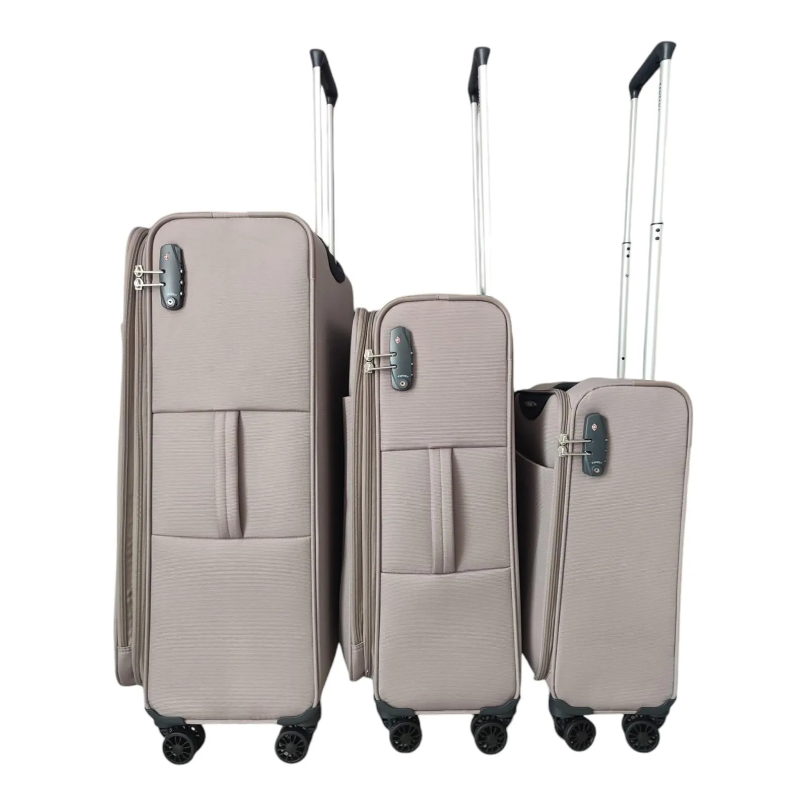 Eagle Lightweight Two-Tone Expandable Suitcase - 24 Inch Medium