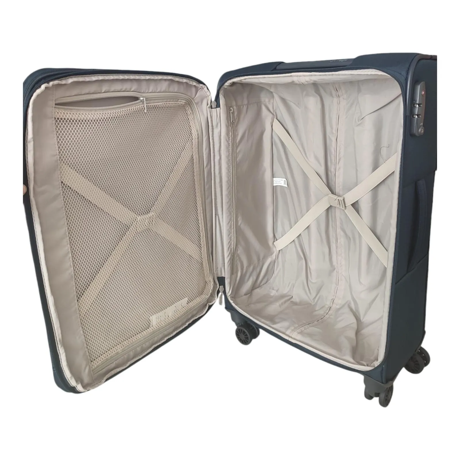 Eagle Lightweight Two-Tone Expandable Suitcase - 24 Inch Medium