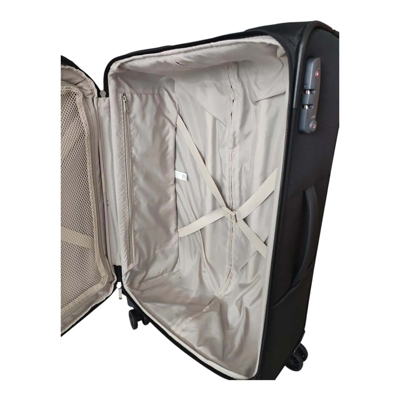 Eagle Lightweight Two-Tone Expandable Suitcase - 24 Inch Medium