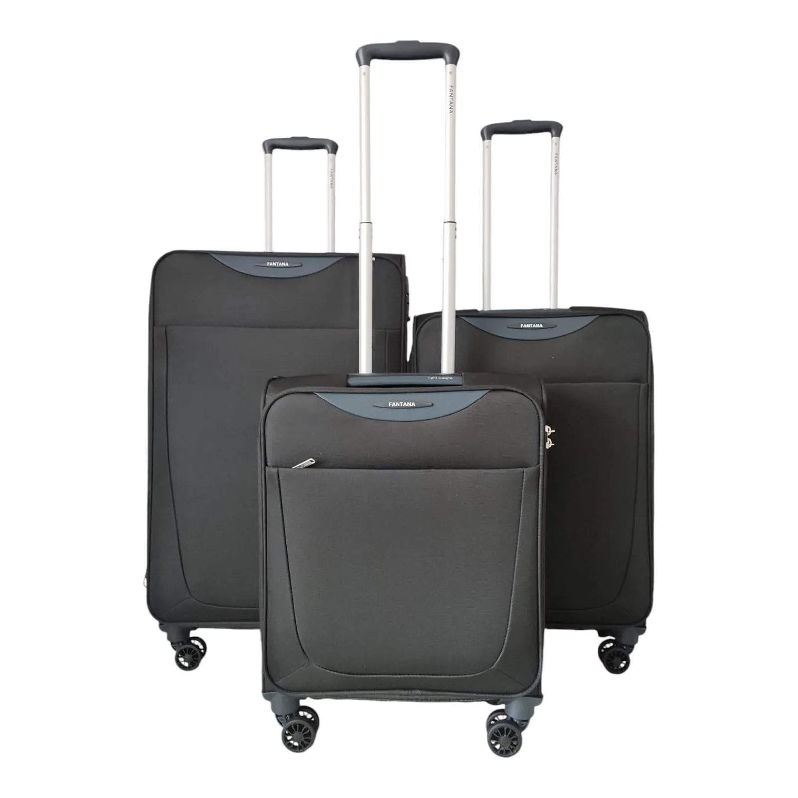 Eagle Lightweight Two-Tone Expandable Suitcase - 24 Inch Medium