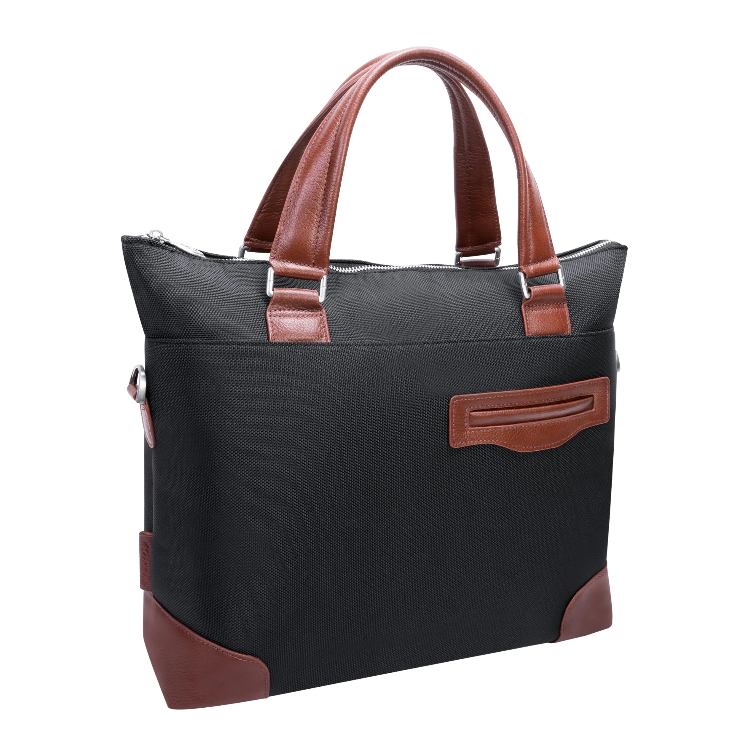 EASTWARD |  15” Nylon Two-Tone Tablet & Laptop Briefcase