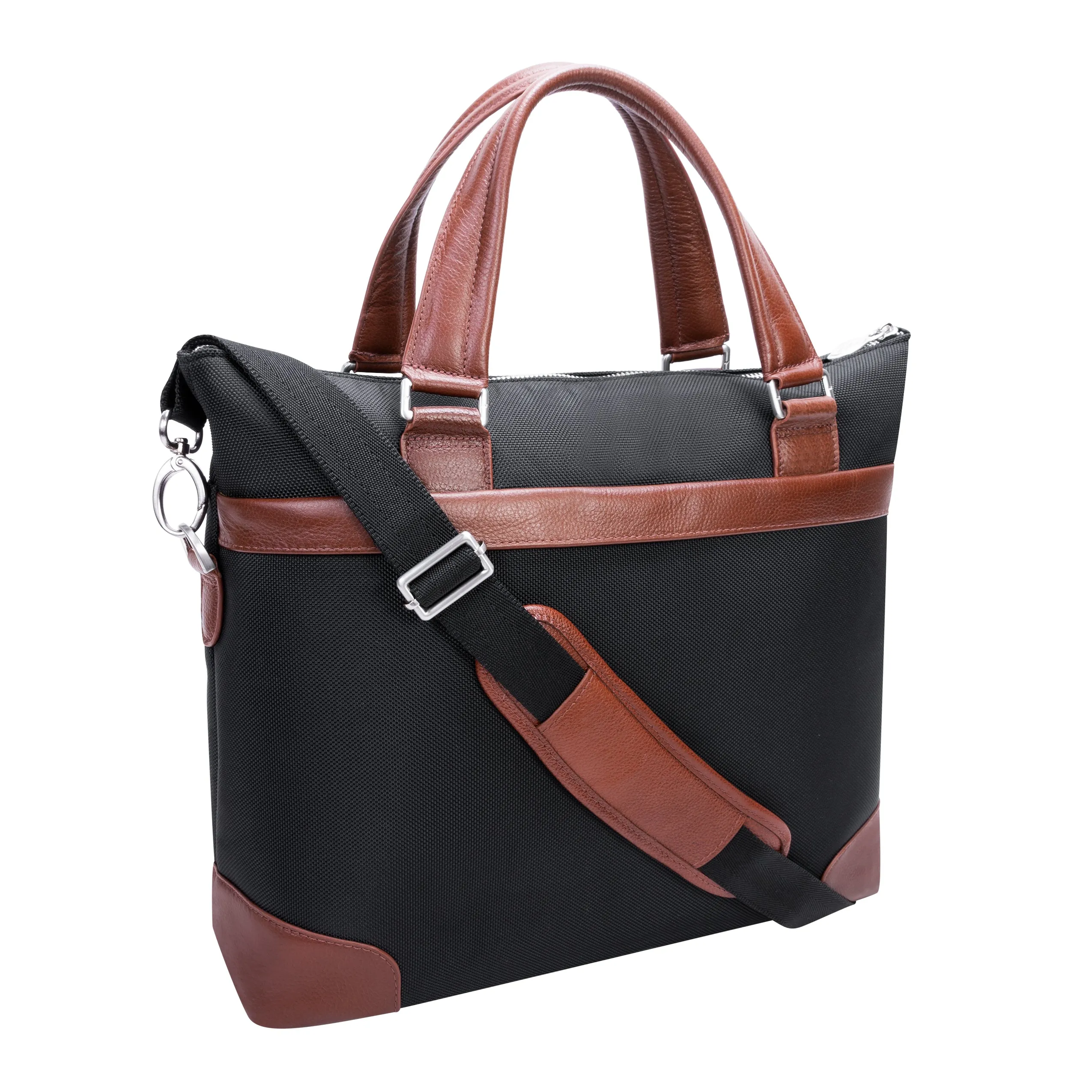 EASTWARD |  15” Nylon Two-Tone Tablet & Laptop Briefcase