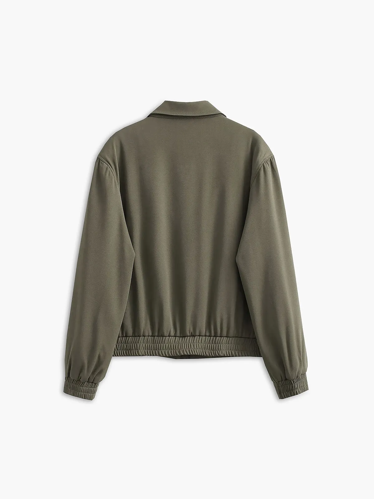 Effortless Charming Bomber Jacket