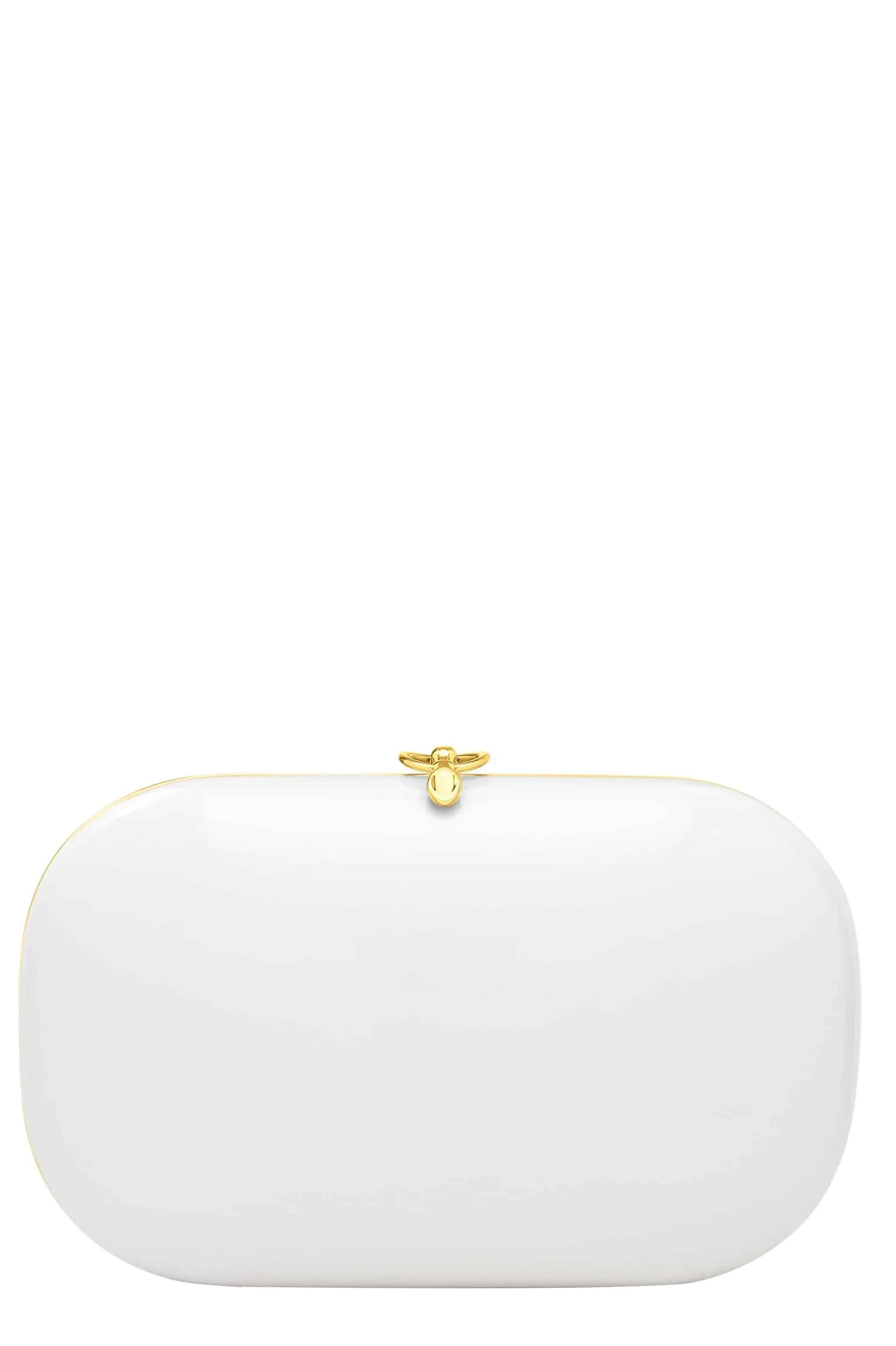 Elina Plus Clutch - Pearl White