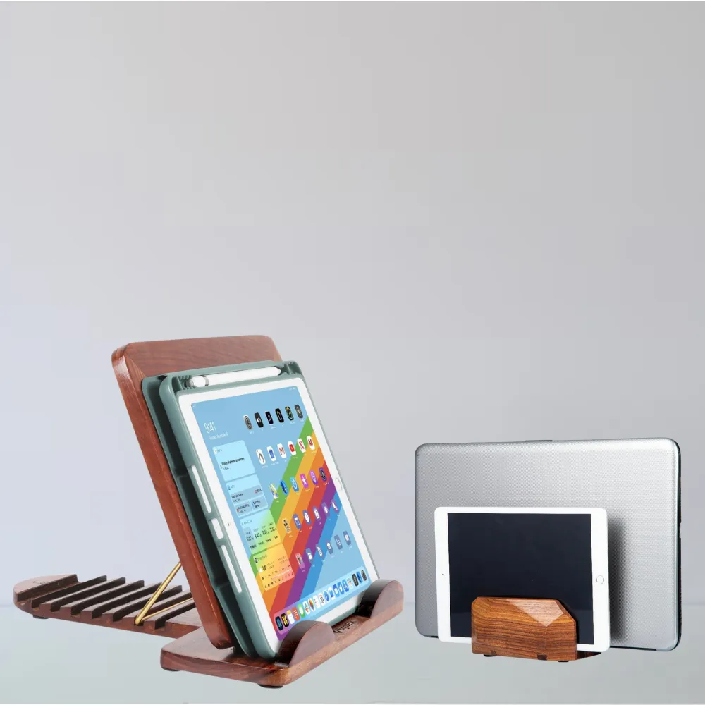 Ergonomic Laptop Stand & Vertical Stand Desk Organizer Combo