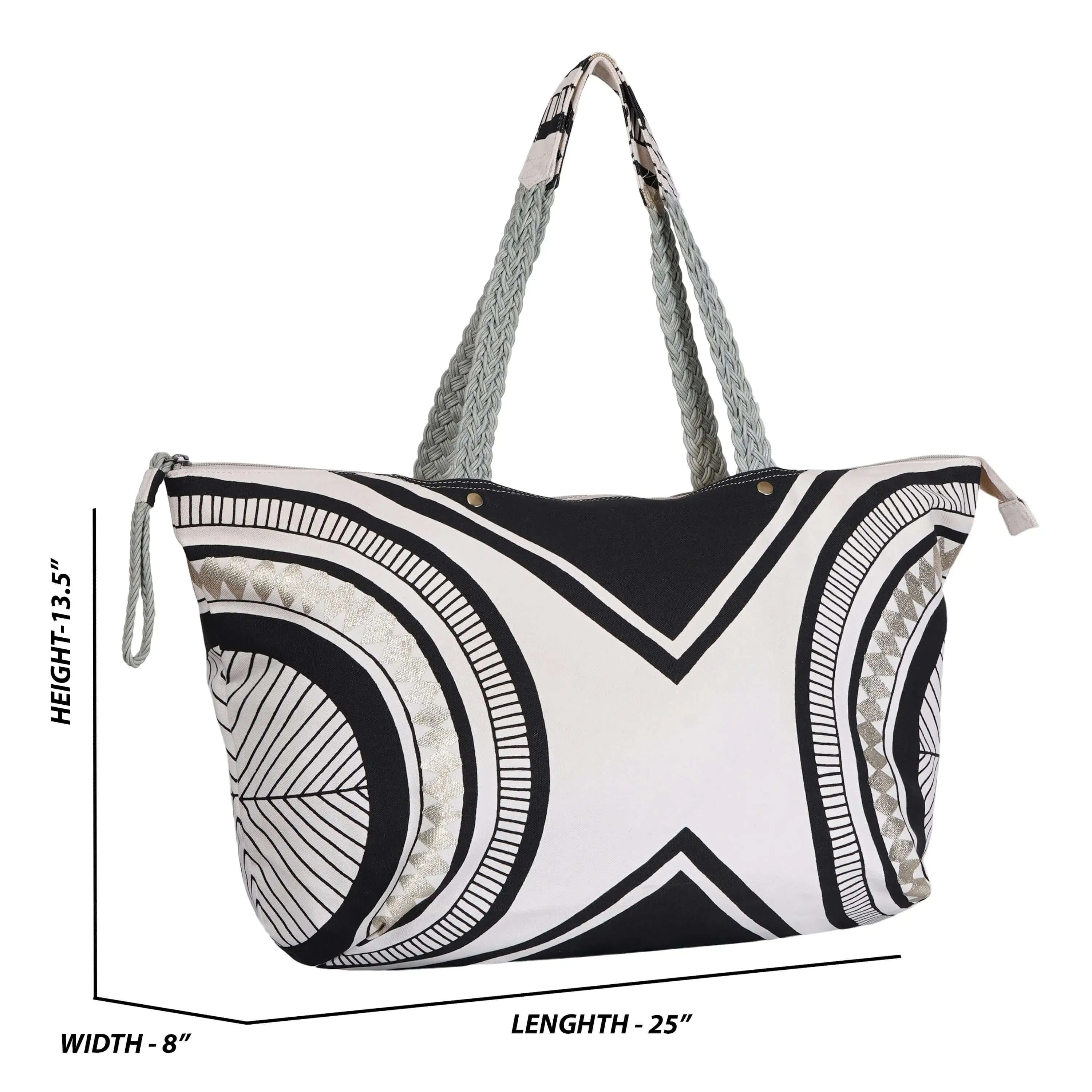 Ethnic Printed Big Bag (25L x 8W x 13.5H Inch)