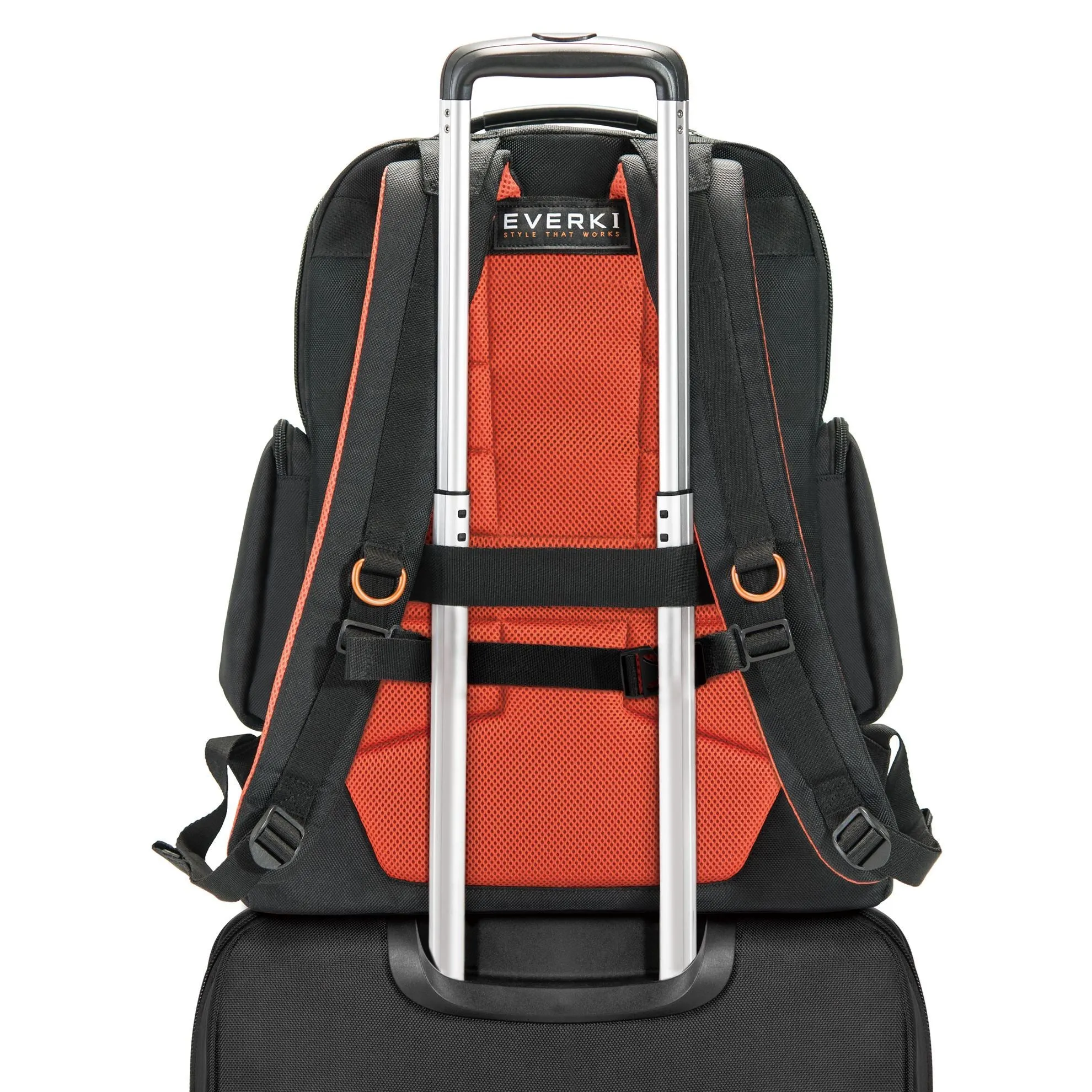 Everki ContemPRO Laptop Backpack, Fits up to 18.4" Notebooks, Spacious Compartments, Trolley Handle Pass-through, Felt Lined Laptop Compartment