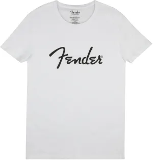 Fender Spaghetti Logo Men's T-Shirt, White - Medium