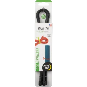 Gear Tie Reusable Rubber Twist Tie 18" -  2 Pack