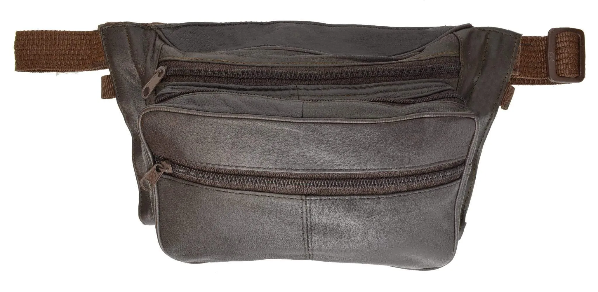 Genuine Leather Concealed Carry Fanny Pack - Gun Conceal Purse for Men & Women 532 (C)