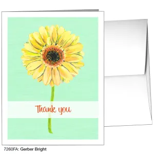 Gerber Bright, Greeting Card (7260FA)