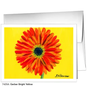 Gerber Bright Yellow, Greeting Card (7425A)