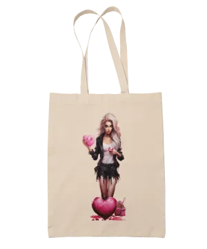 Gothic Heart Barbie Tote Bag