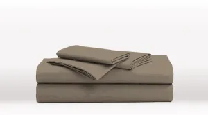 Grey King Size Classic Sheet Set