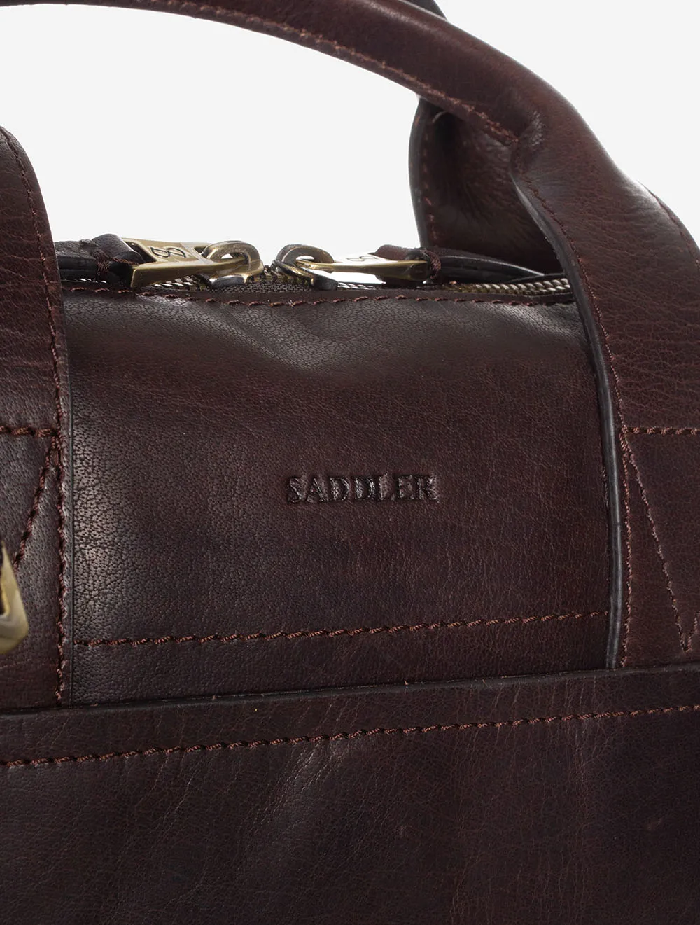 Gustav Computer Bag Dark Brown