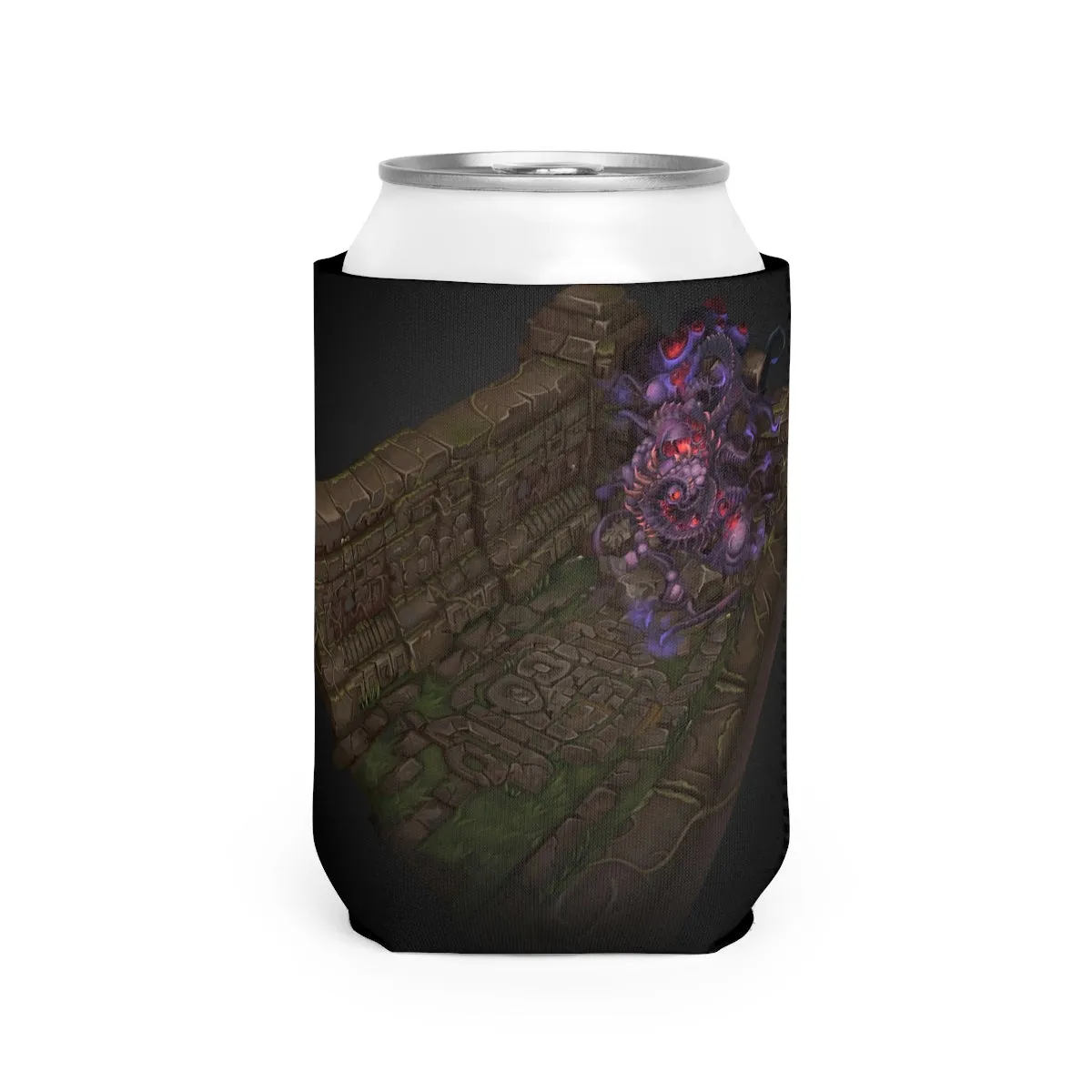 Hand-Painted Environment Art Can Cooler Sleeve