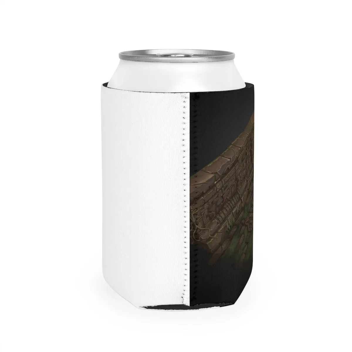 Hand-Painted Environment Art Can Cooler Sleeve