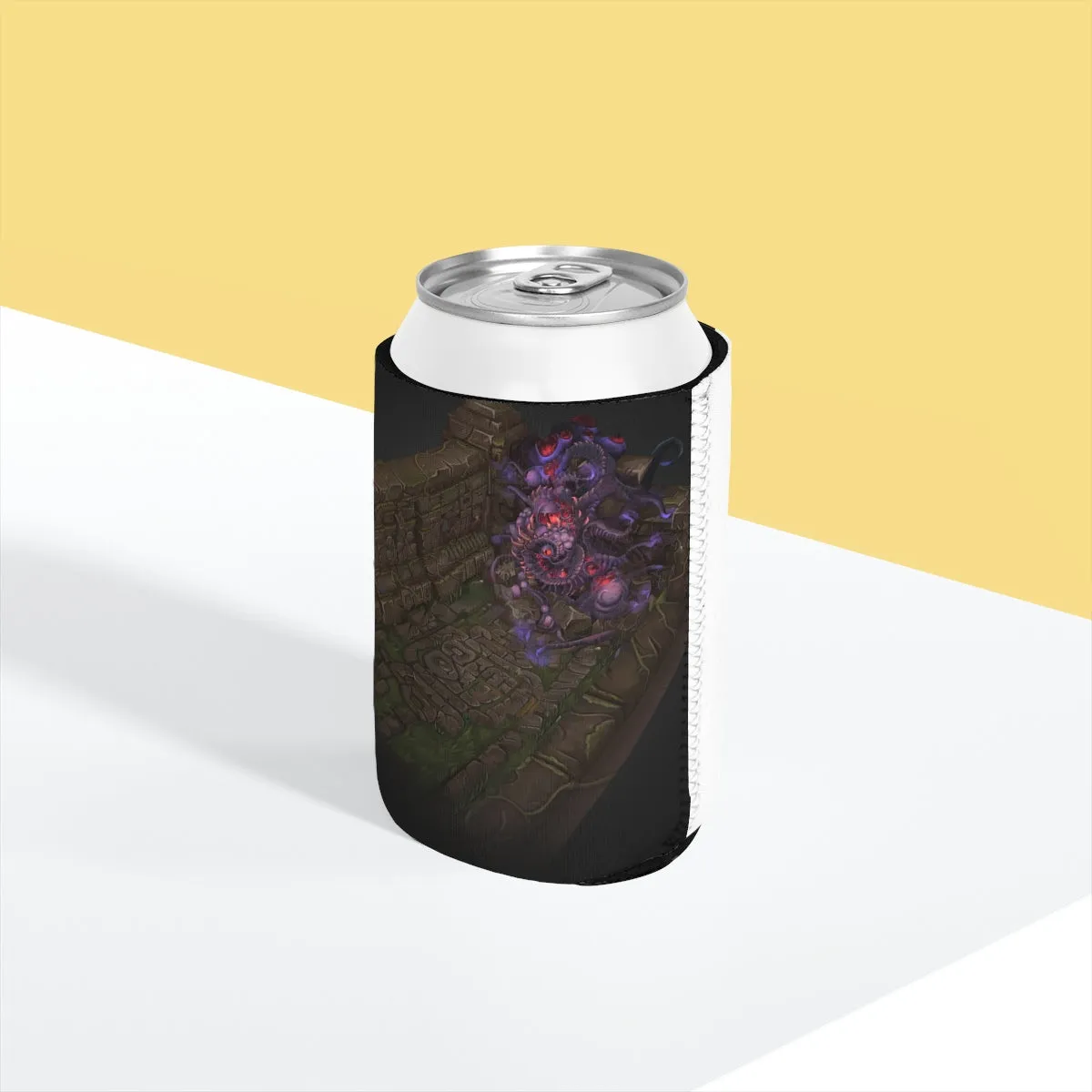 Hand-Painted Environment Art Can Cooler Sleeve