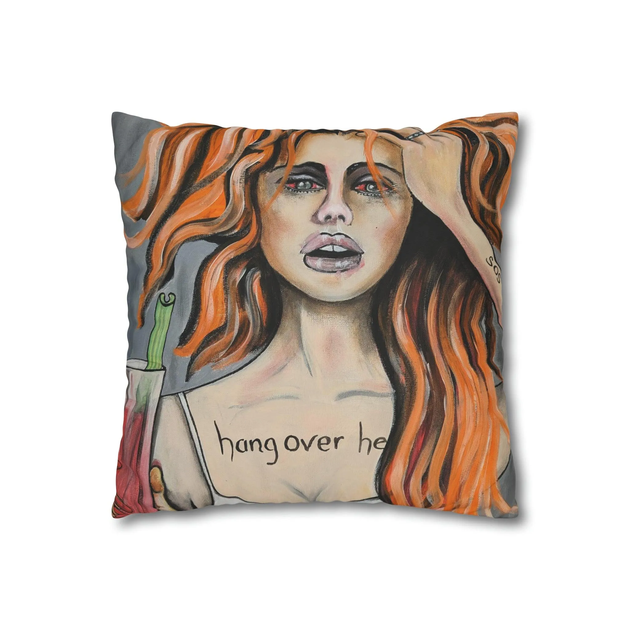 Hangover - Spun Polyester Pillowcase