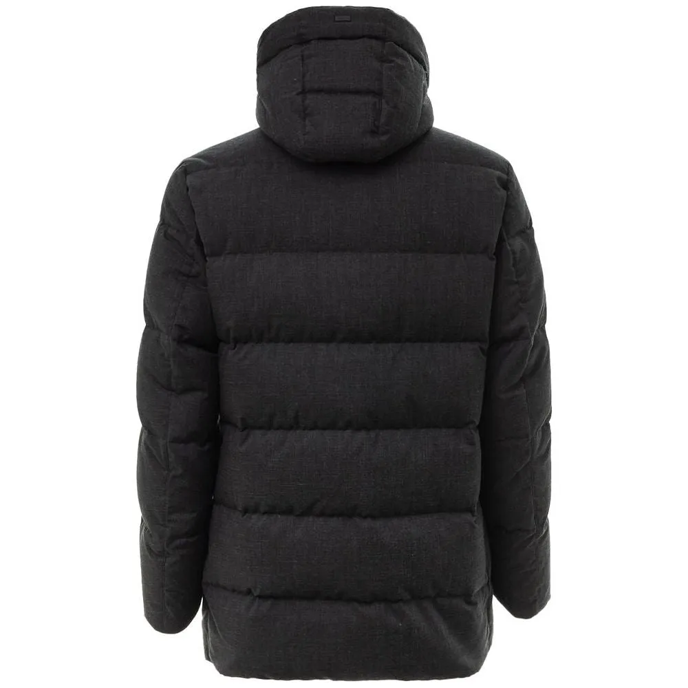 Herno Black Polyester Jacket