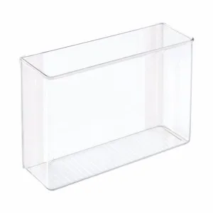 iDesign Affixx Linus 6-1/2 in. H X 3-1/2 in. W X 11 in. L Clear Cabinet Organizer