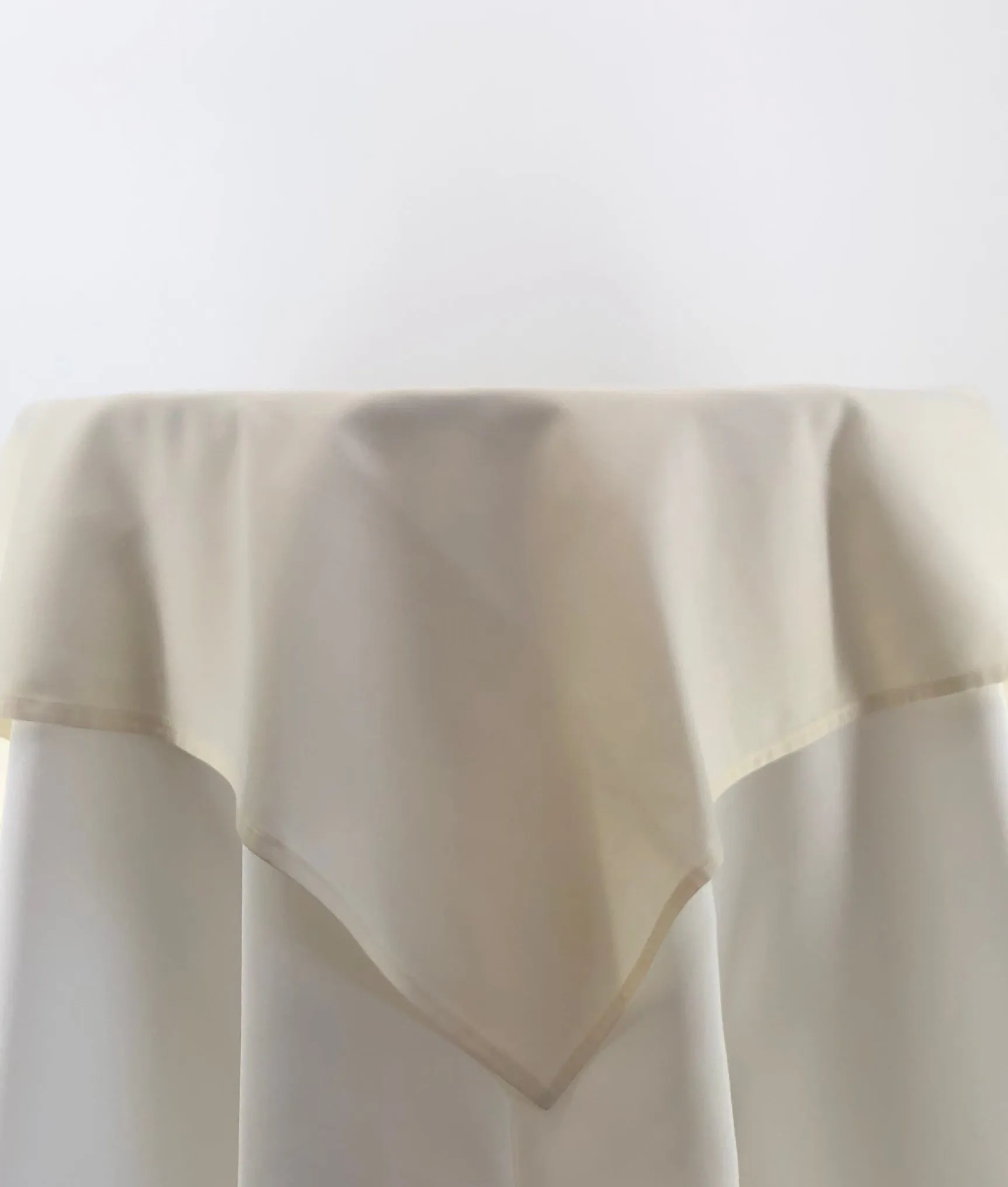 Ivory Polyester Tablecloth