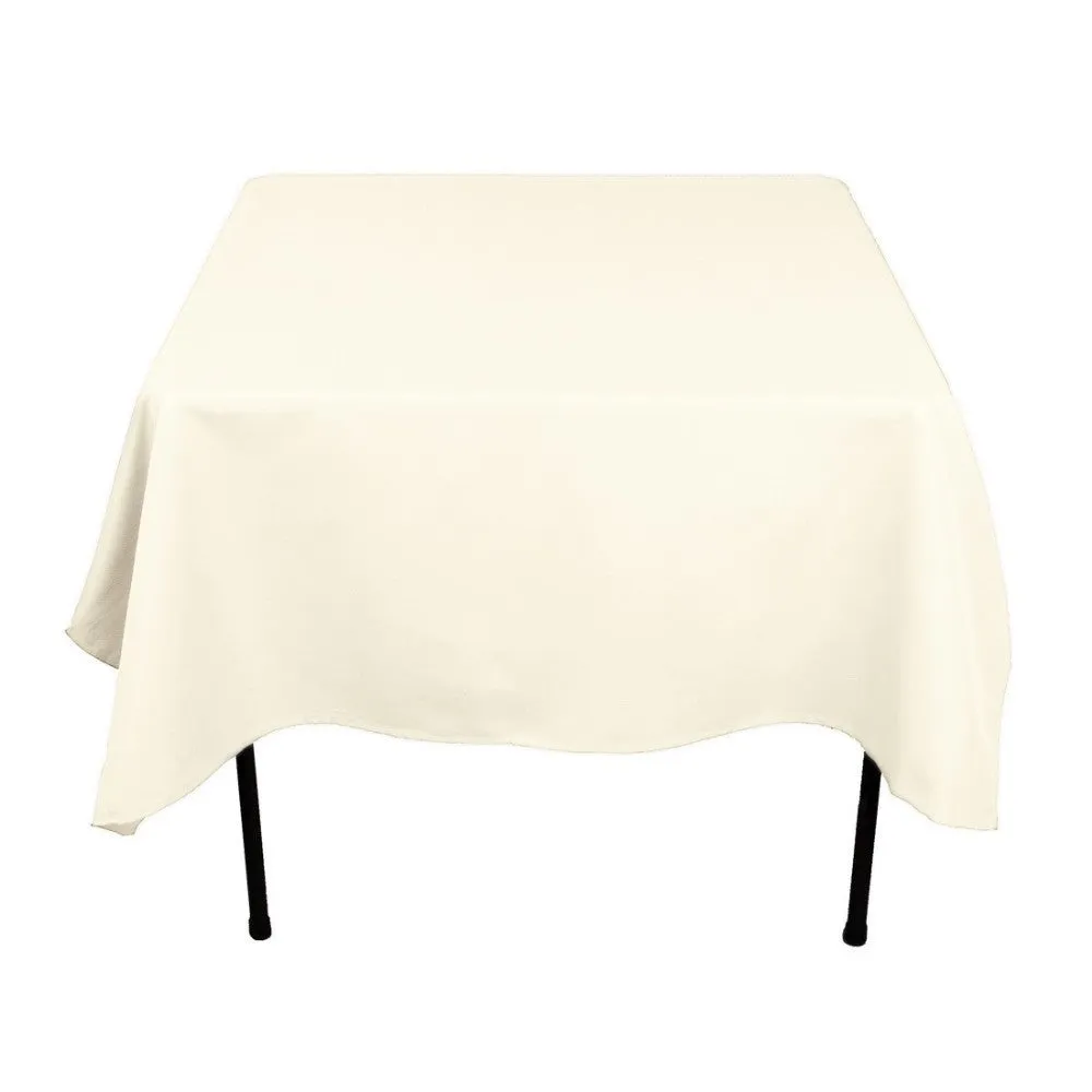 Ivory Polyester Tablecloth