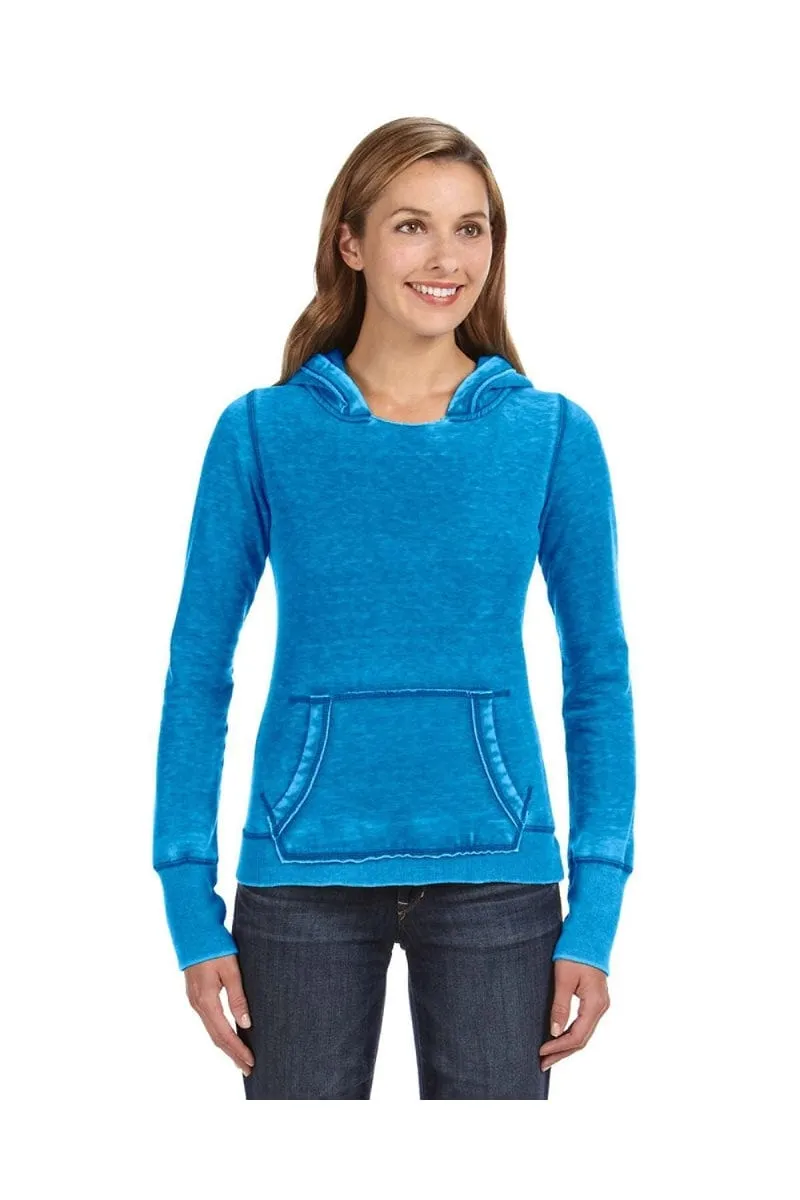 J America JA8912: Ladies' Zen Pullover Fleece Hood