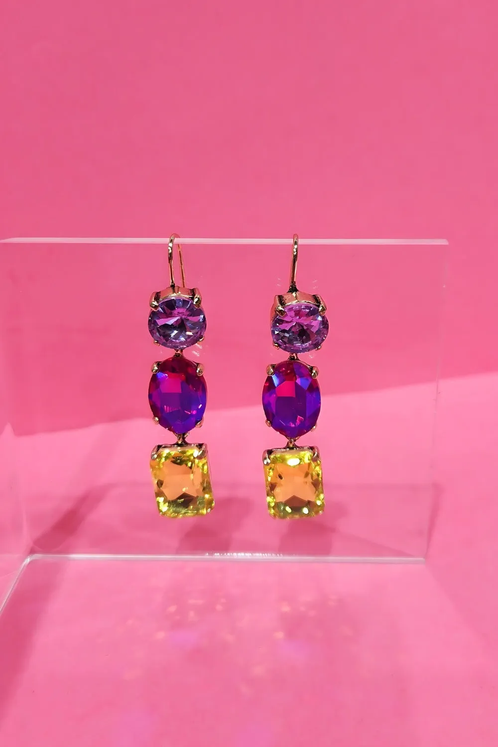 Jewell Earrings - Vibrant Multi