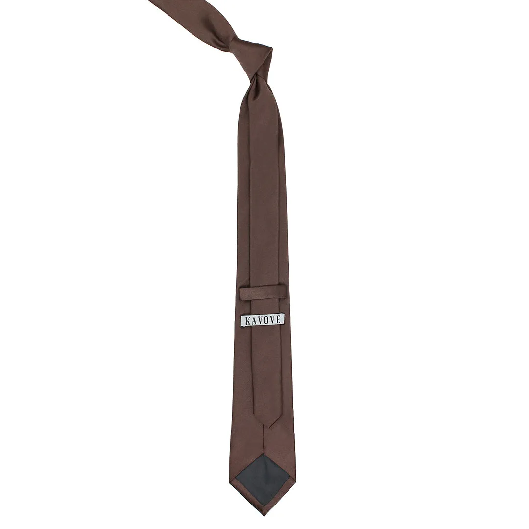 Kavove Classy Brown Necktie