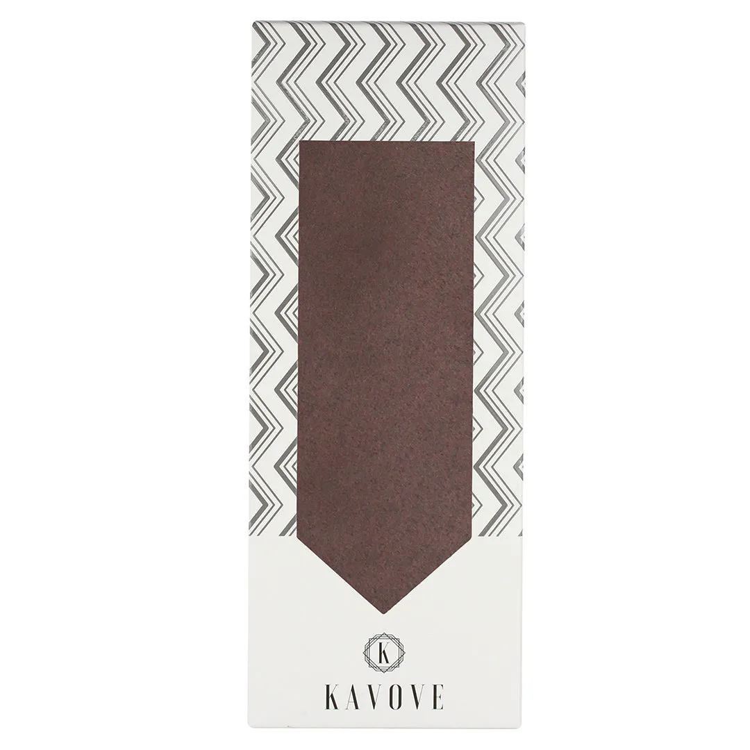 Kavove Classy Brown Necktie